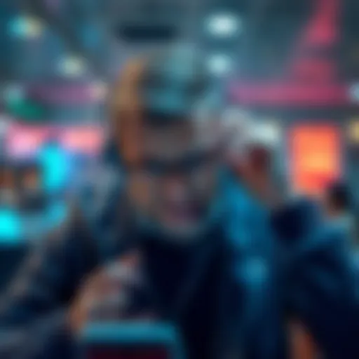 A frustrated person on a phone struggling to get help from customer support, showing signs of anger and disappointment.