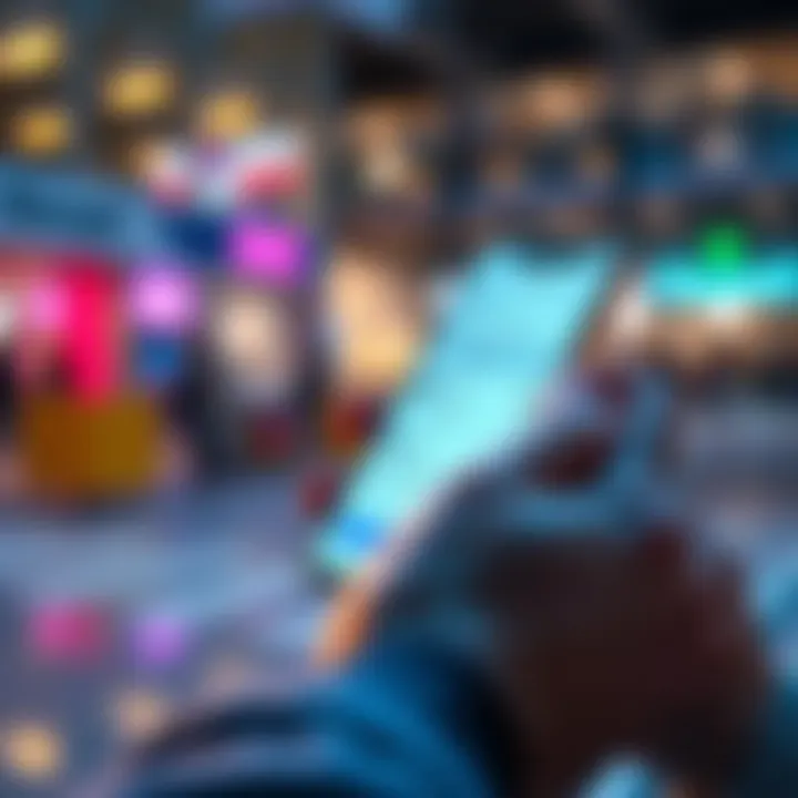 A person using a smartphone to check financial options with a Revolut app, highlighting joint account features.