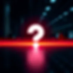 Revolut logo alongside a question mark representing negative feedback suppression