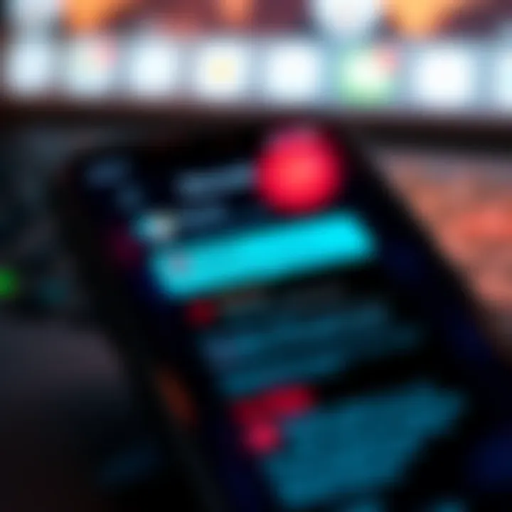 A close-up of a smartphone displaying alerts from the Revolut app, indicating unusual account activity