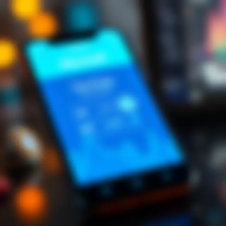 A clear display of savings interest rates on a smartphone screen, symbolizing Revolut's new savings format for Belgians.