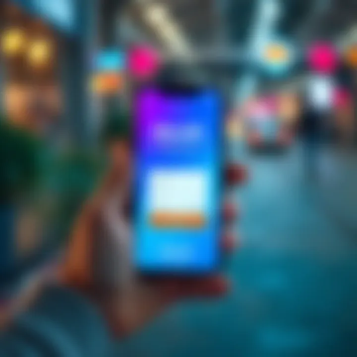 A person holding a smartphone displaying the Revolut app during account signup