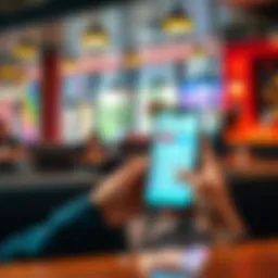 Declining benefits of Revolut Ultra A person looks at a smartphone with the Revolut app showing reduced benefits and dropped features, sitting in a cafe