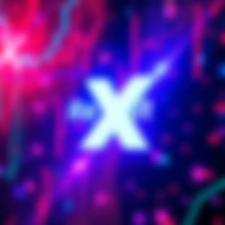 Revolut X logo displayed with a digital theme, representing crypto trading innovation