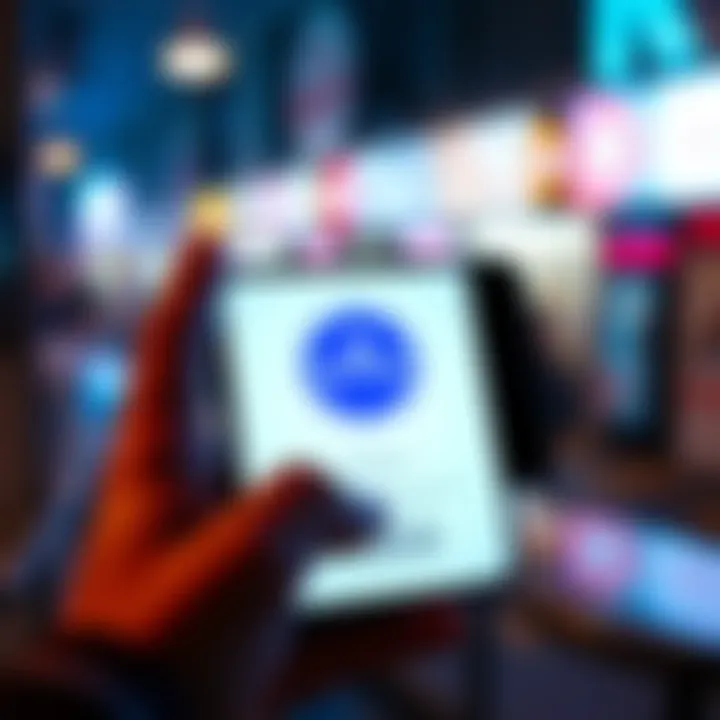 A person using a smartphone to make a quick Nano payment online, featuring the Rimest logo on the screen.