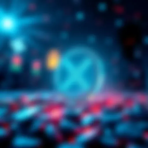 Ripple XRP Token Release Illustration showing a digital representation of Ripple XRP tokens being unlocked and released, symbolizing market activity and excitement.