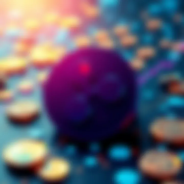 Ripple Milestone Celebration A visual representation of Ripple's achievement in processing $100 billion in payments while XRP's price remains steady, featuring digital currency symbols and a fluctuating graph.