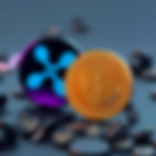 Ripple logo alongside an XRP coin, symbolizing confidence in XRP's future amidst regulatory challenges.