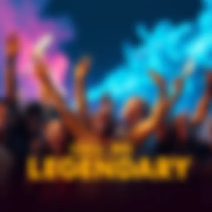 A group of diverse individuals celebrating their achievements, symbolizing the concept of legendary status in modern culture.