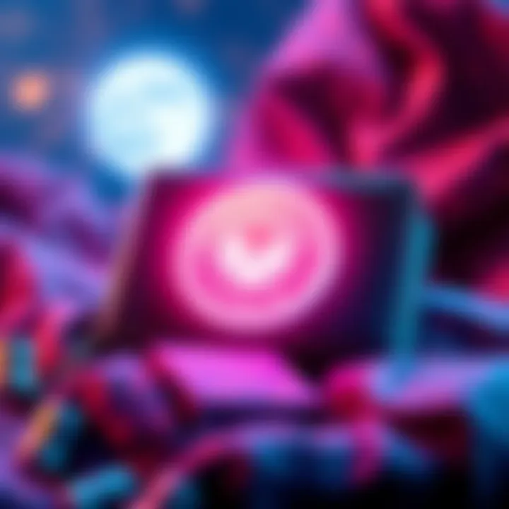 Graphic showing a digital wallet with the Robinhood Chain logo and a new token for MOON holders