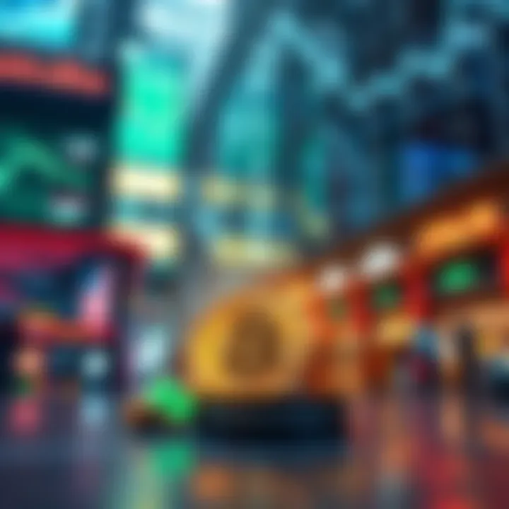 Visual representation of Robinhood's 24/7 tokenization strategy affecting traditional stock markets, with graphs and icons of digital assets