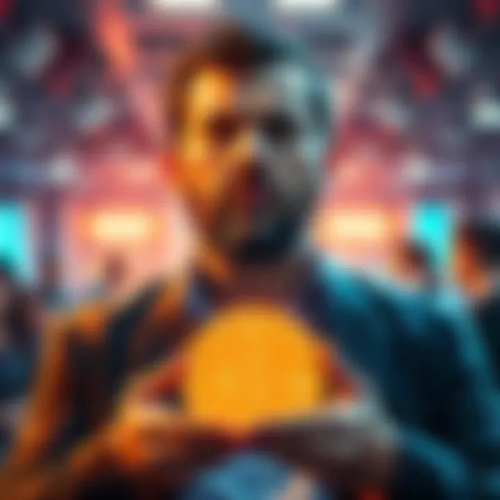 Rodolfo Novak, CEO of Coldcard, announcing the removal of his Bitcoin security guide due to serious allegations, with concerned people in the background.