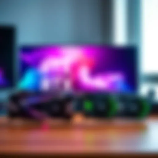 Side-by-side comparison of RTX 4070 TI Strix and RTX 5070 graphics cards on a desk, showcasing their designs and specs.