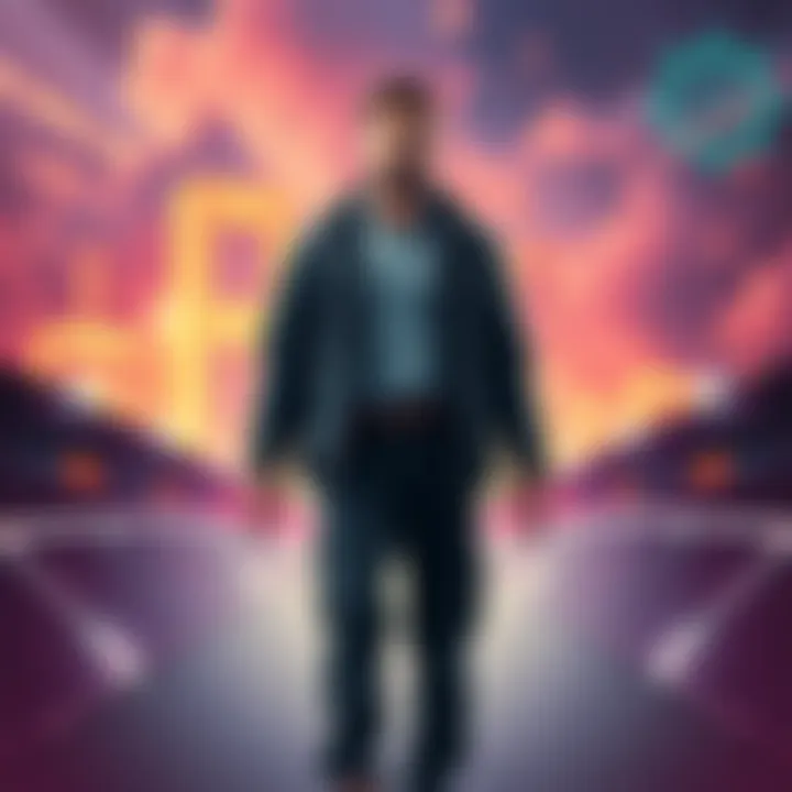 Ryan stands confidently at the forefront of Cronos, representing a new chapter for the platform with a backdrop of innovation and community engagement