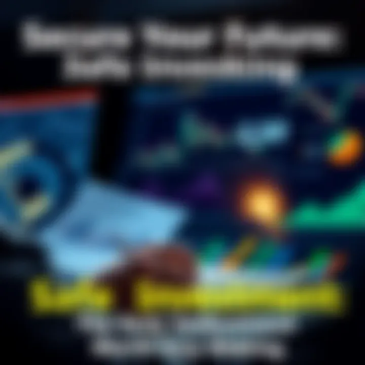 A person examining financial charts and graphs with a focus on one secure option