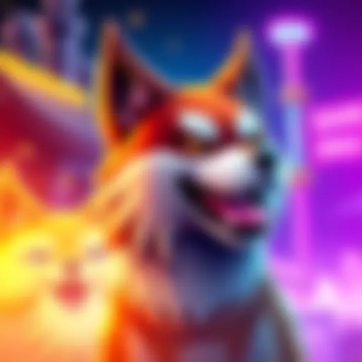 The Saiko Inu memecoin logo featuring a playful dog character and vibrant colors, symbolizing community and growth in cryptocurrency.