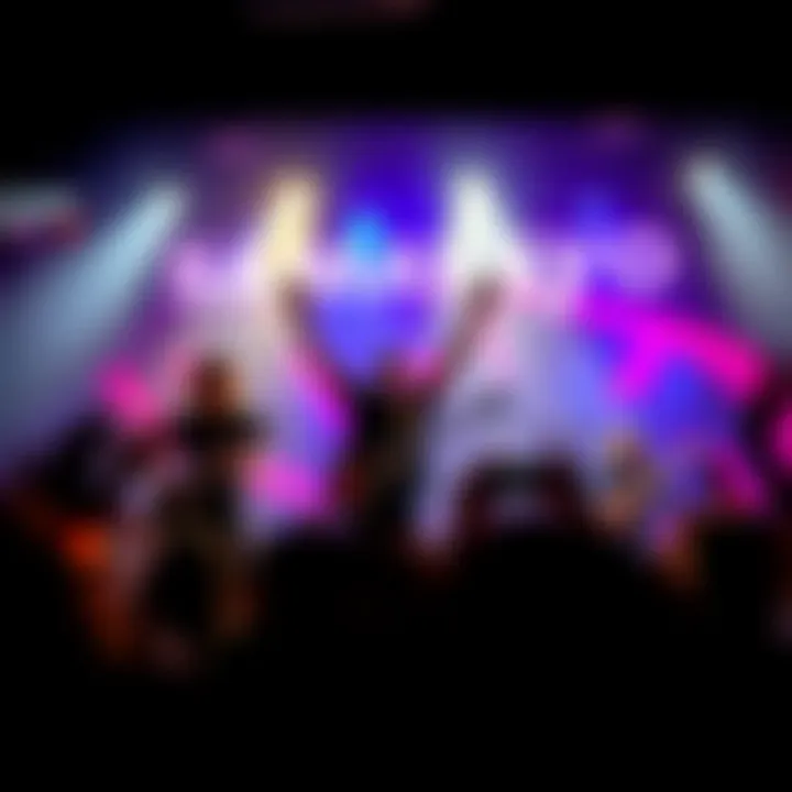 German rock band Samavayo playing a concert, engaging with the audience with energy and excitement