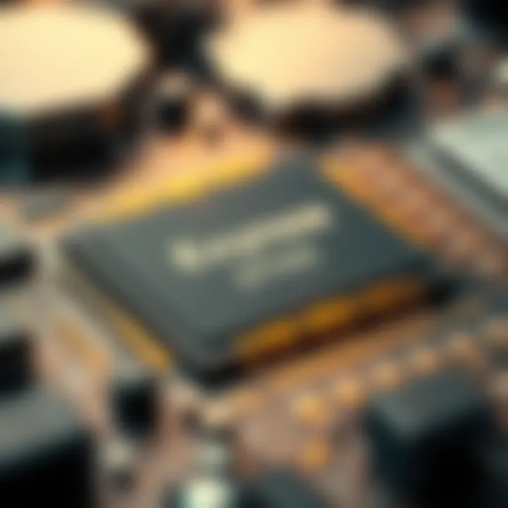 Close-up of Samsung's Exynos 2700 smartphone chip showcasing its design and two prime cores.