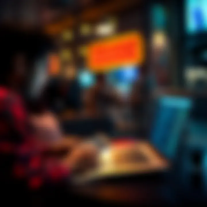 Saving on Subscriptions A person checking subscription prices in Indian Rupees while living in the USA, with a laptop and a calculator in front of them.