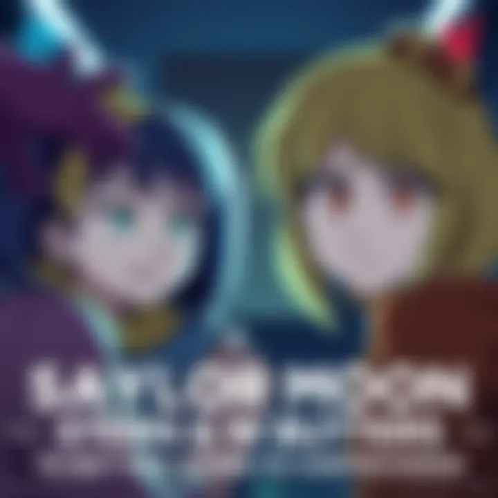 Saylor Moon delivering a warning to Butters in a tense setting, with expressions showing concern and seriousness.