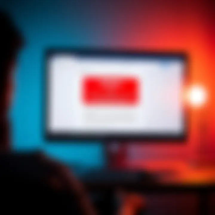 A computer screen displaying a suspicious email claiming to be from Gemini, with a red warning sign and a frozen account notification. A concerned person looks at the screen.