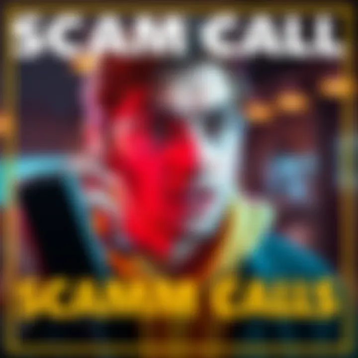 Person looking concerned while holding a phone, representing awareness of scam calls