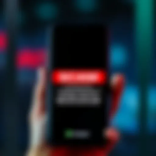 A mobile phone displaying a scam text message about a Coinbase API key and Ledger device, warning the recipient to be cautious.