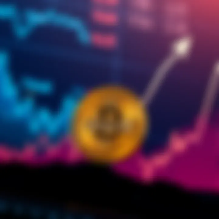 A graphic showing a rising line chart with a coin labeled 'ScamCoin', symbolizing market sentiment and investor behavior.