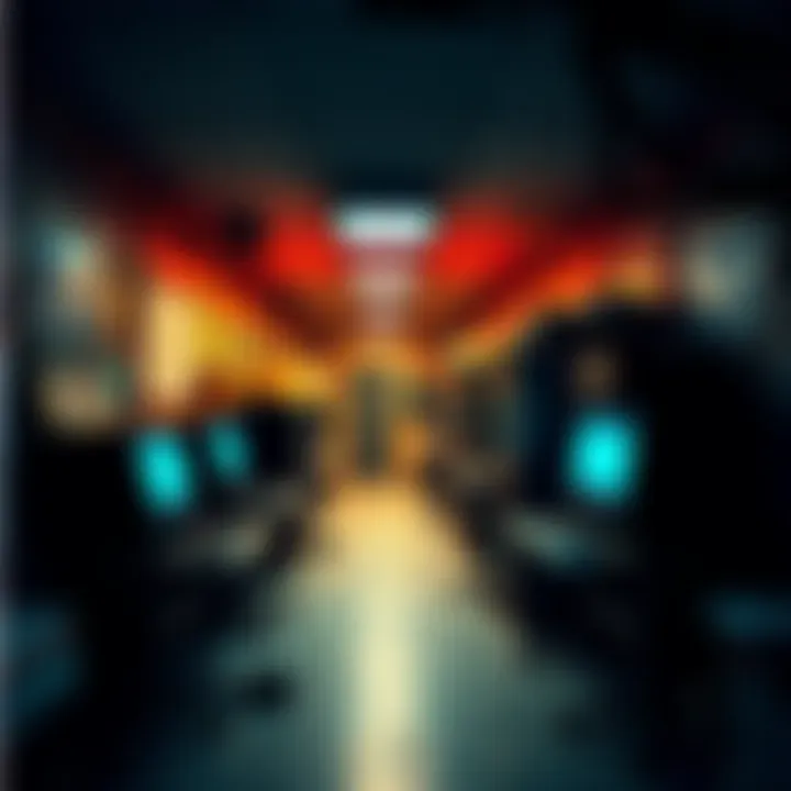 A high school employee using several computers hidden in a crawl space to mine Bitcoin, with school supplies around.