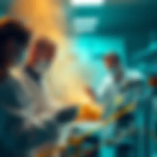 Researchers are shown in a lab working to develop a new method to increase gold supply while discussing the impact on fiat currency and Bitcoin.
