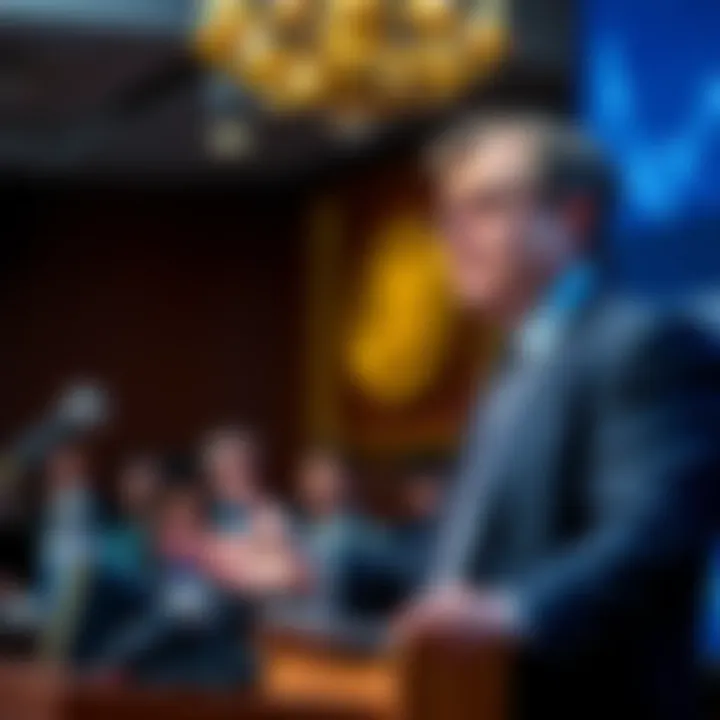 SEC Chair Paul Atkins presenting a new framework for Bitcoin and altcoins at a press conference