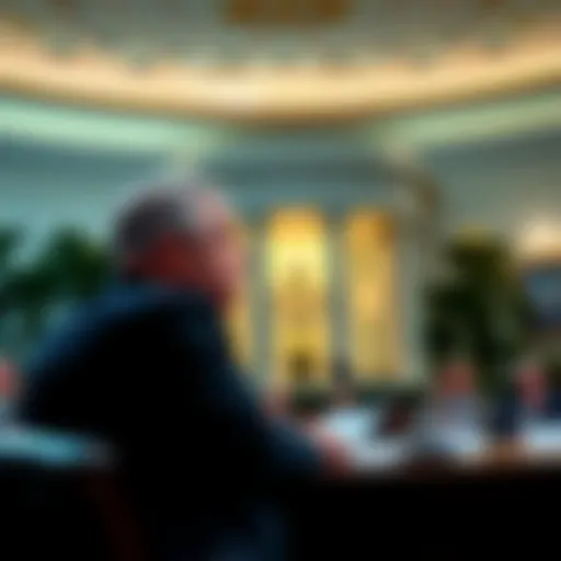 SEC Chair Paul Atkins at White House SEC Chair Paul Atkins speaks at a White House meeting, advocating for the CLARITY Act to regulate crypto.