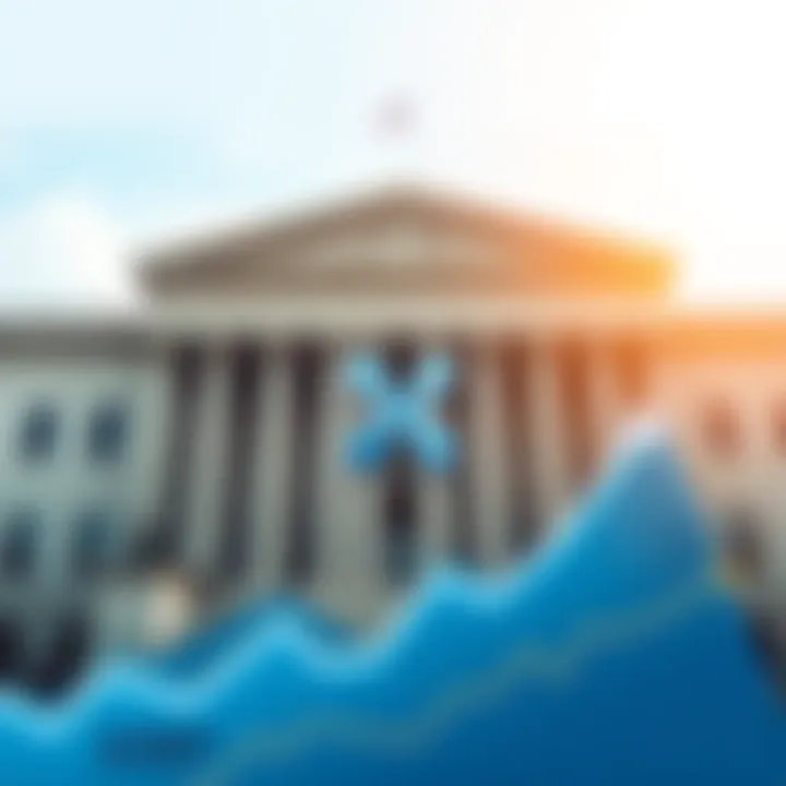 SEC Ends Ripple Appeals Graphic showing SEC building and Ripple logo with upward trend line for XRP value