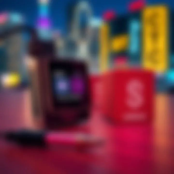 A Trezor hardware wallet displaying USDC stablecoins, next to a Solana logo, representing the required Solana for storage.