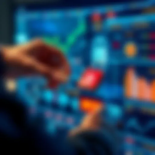 A person transferring cryptocurrency from an exchange to a secure wallet, with a digital interface showing crypto assets.