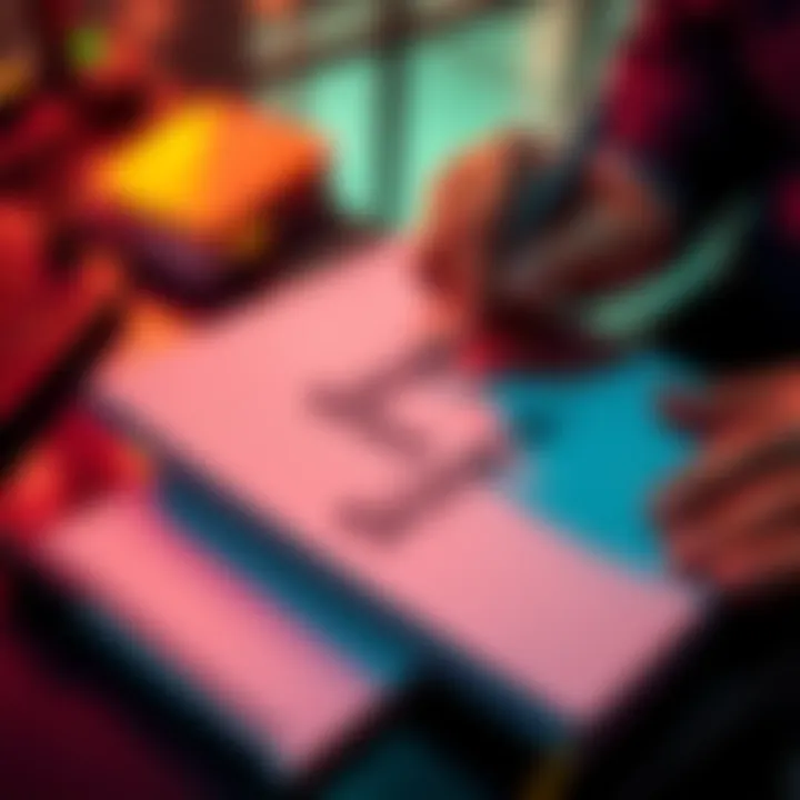 A person rearranging their seed phrase on a notepad for better security.