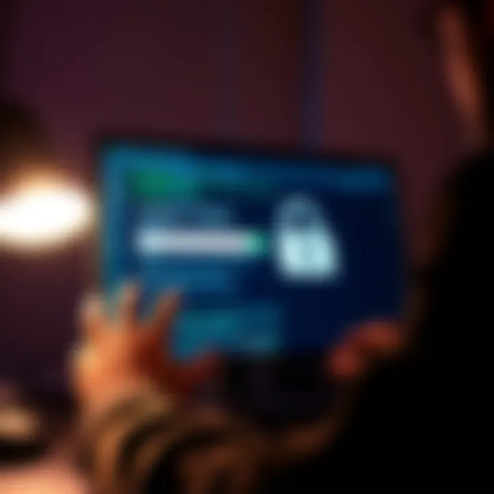 Secure storage methods for Trezor passphrase A person securely storing their Trezor passphrase using a password manager on a computer screen