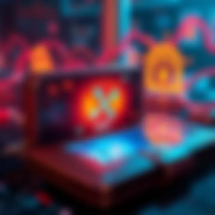 A digital wallet showing XRP and security symbols for safe storage