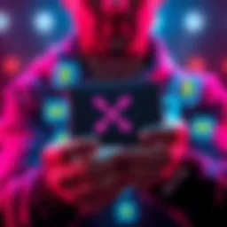 A person holding a secure wallet with digital currency symbols around it, representing XRP safety