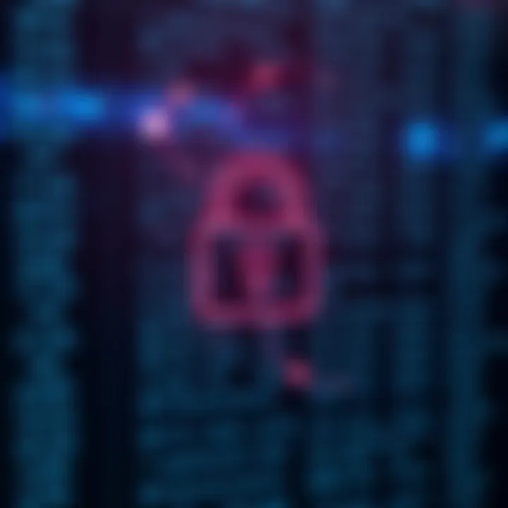 Securing Seed Phrases A digital lock symbol overlaying a numbered list of BIP39 words, representing secure storage methods for seed phrases.