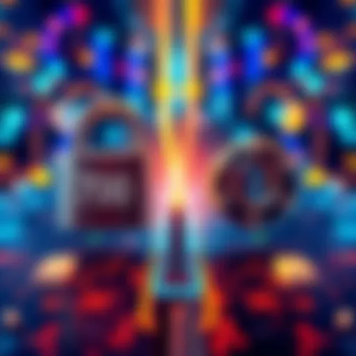 A graphic showing a lock symbolizing 70-bit entropy passphrase on one side and a symbol representing a 2-3 multisig system on the other side, with arrows indicating a security comparison.