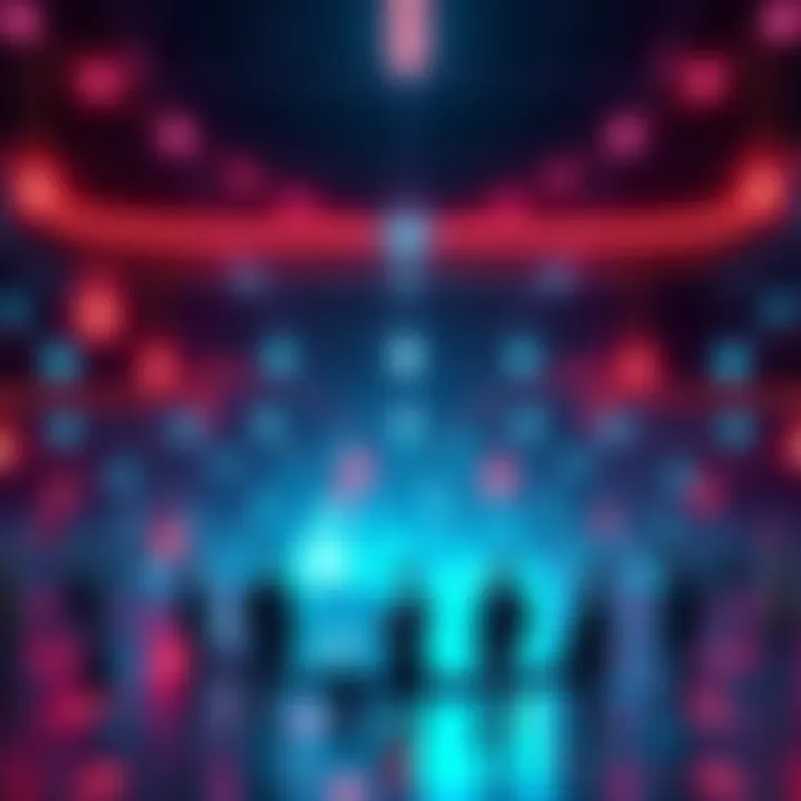 Expanding Your Security Circle A digital illustration depicting a network of trusted individuals around a secure digital environment