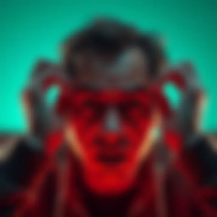 A person looking stressed while trying to recall a missing word in their seed phrase for crypto recovery.