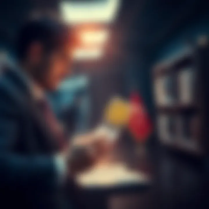 Individual consulting with a lawyer about seized Mt Gox Bitcoin payments and legal next steps.