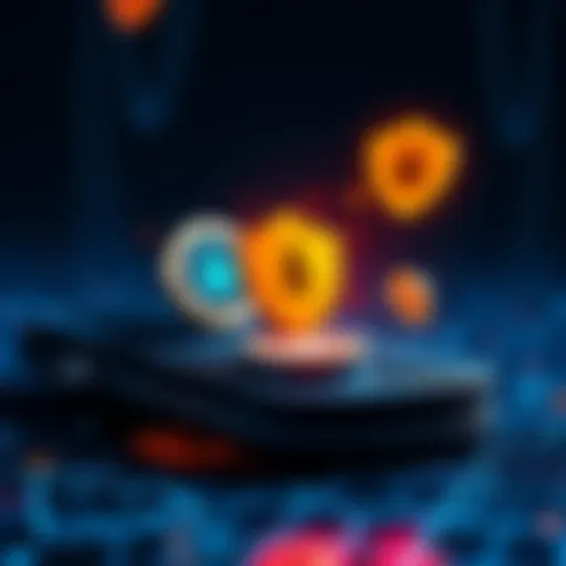 A digital wallet showing Polkadot tokens with security icons, symbolizing self-custody and protection against hacks