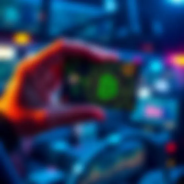 A person holding a self-custodial crypto card with digital currency symbols on it, showcasing the importance of wallet key security.