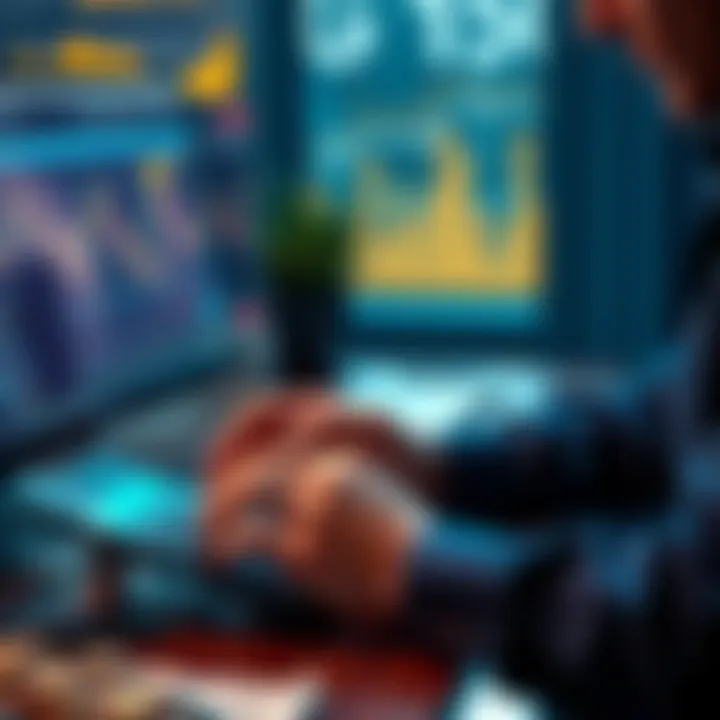 Selling Cryptocurrency A person calculating cryptocurrency sales with a calculator and computer, tracking their cost basis for tax reporting.