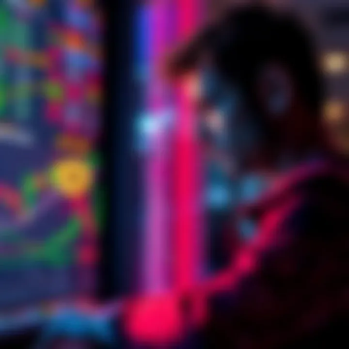 A person analyzing Bitcoin charts and considering selling at all-time highs while looking at another chart for $STRC investment options.