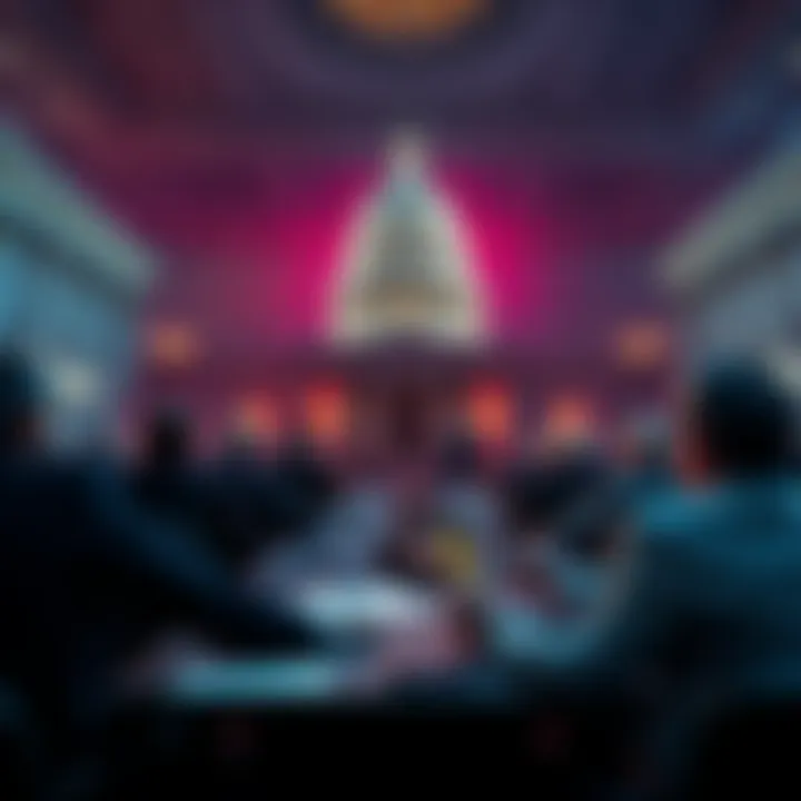 Members of the Senate Banking Committee prepare to vote on the Clarity Act, a significant cryptocurrency regulation bill.