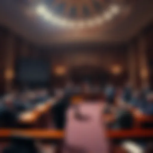 The US Senate chamber with senators discussing the postponement of the CLARITY Act vote.